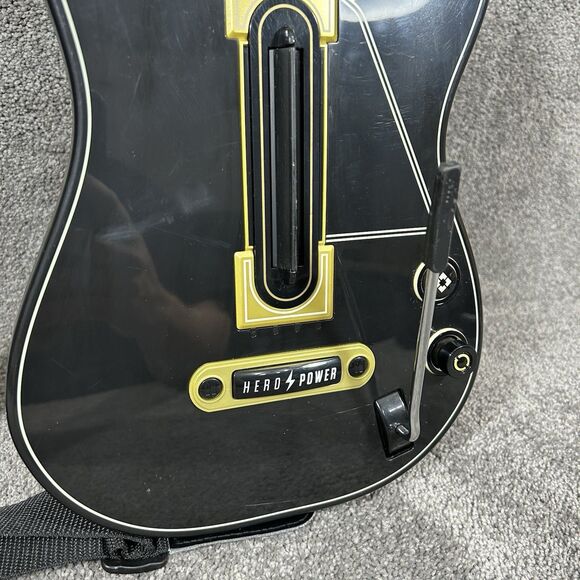 Guitar Hero Activision Power Wireless Guitar Model 0000654 PS3 Xbox 360 Untested - Picture 3 of 10